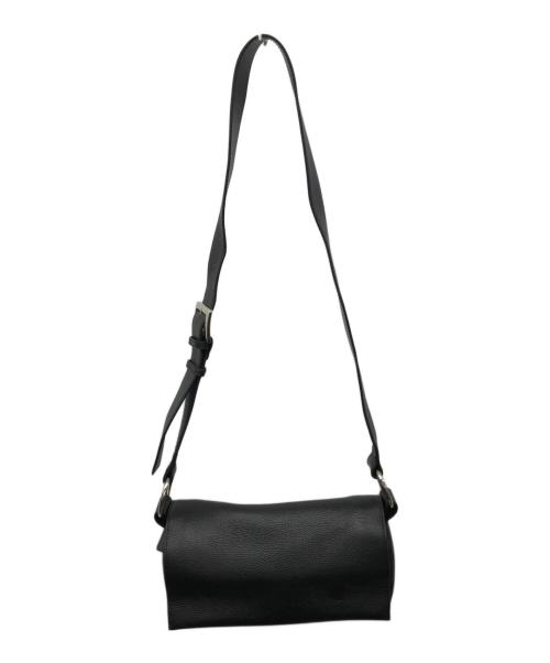 BEARDSLEY（ビアズリー）BEARDSLEY (ビアズリー) レザーボディバッグ ブラックの古着・服飾アイテム