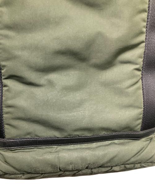 MULBERRY（マルベリー）MULBERRY (マルベリー) ナイロン×レザー2WAYトートバッグ オリーブの古着・服飾アイテム
