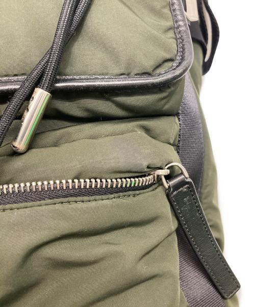 MULBERRY（マルベリー）MULBERRY (マルベリー) ナイロン×レザー2WAYトートバッグ オリーブの古着・服飾アイテム