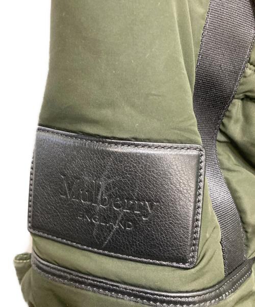 MULBERRY（マルベリー）MULBERRY (マルベリー) ナイロン×レザー2WAYトートバッグ オリーブの古着・服飾アイテム