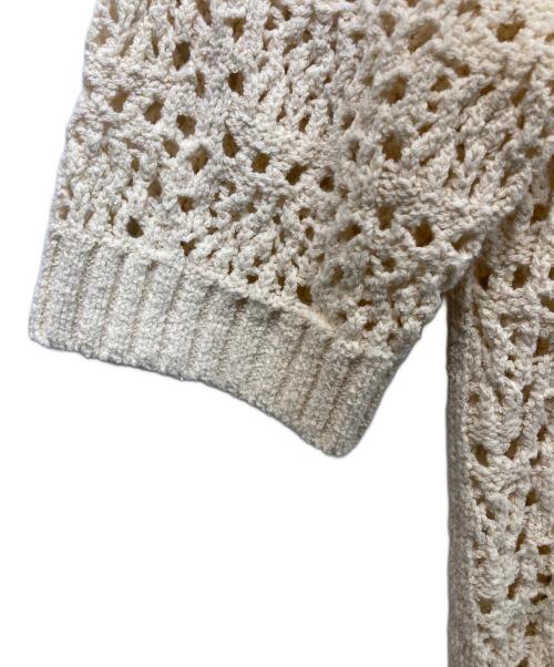 theory luxe（セオリーリュクス）theory luxe (セオリーリュクス) 半袖カーディガン ベージュ サイズ:40の古着・服飾アイテム