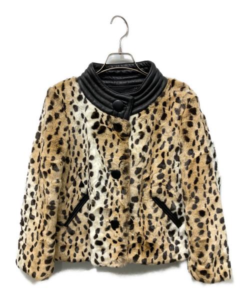 SEE BY CHLOE（シーバイクロエ）SEE BY CHLOE (シーバイクロエ) レオパードエコファージャケット ベージュ サイズ:Mの古着・服飾アイテム