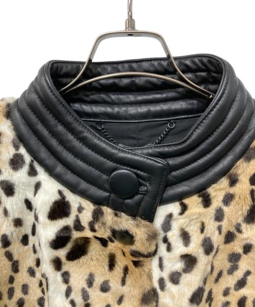 SEE BY CHLOE（シーバイクロエ）SEE BY CHLOE (シーバイクロエ) レオパードエコファージャケット ベージュ サイズ:Mの古着・服飾アイテム