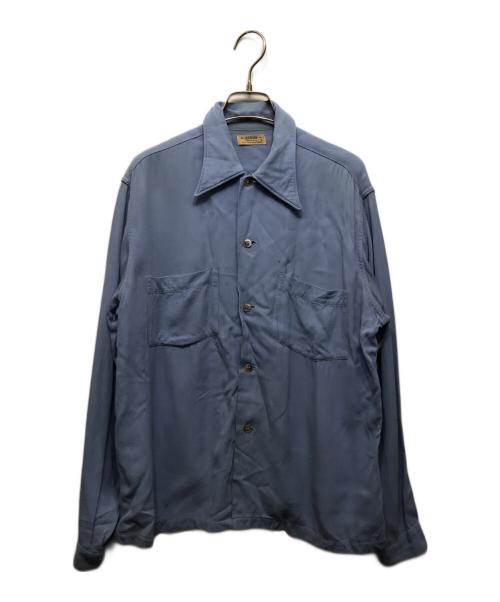 ARROW（アロー）ARROW (アロー) ヴィンテージシャツ ブルー サイズ:2の古着・服飾アイテム
