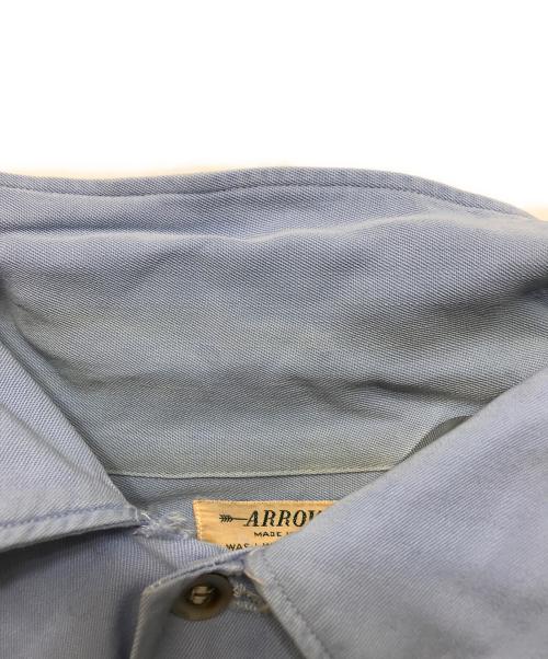 ARROW（アロー）ARROW (アロー) ヴィンテージシャツ ブルー サイズ:2の古着・服飾アイテム