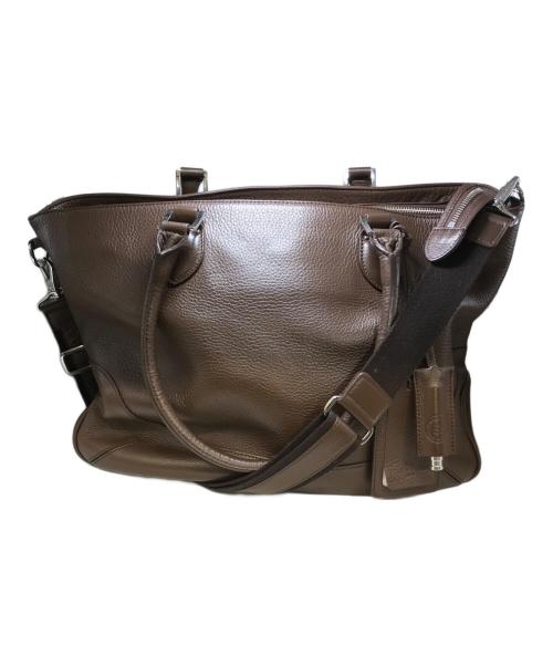 PELLE MORBIDA（ペッレモルビダ）PELLE MORBIDA (ペッレモルビダ) 2WAYトートケース ブラウンの古着・服飾アイテム