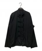 GROUND Yグラウンドワイ）の古着「チャイナ風シャツ」｜ブラック