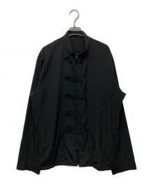 GROUND Y（グラウンドワイ）の古着「チャイナ風シャツ」｜ブラック