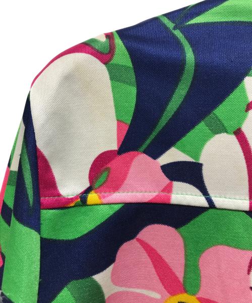 DOLCE & GABBANA（ドルチェ＆ガッバーナ）DOLCE & GABBANA (ドルチェ＆ガッバーナ) 花柄トリコロールジップアップジャケット グリーン サイズ:48の古着・服飾アイテム