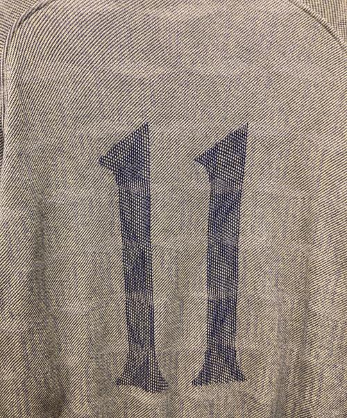 COGNOMEN（コグノーメン）COGNOMEN (コグノーメン) REVERSIBLE FOOTBALL KNIT グリーン サイズ:記載なしの古着・服飾アイテム