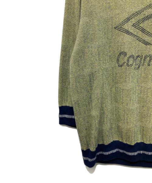 COGNOMEN（コグノーメン）COGNOMEN (コグノーメン) REVERSIBLE FOOTBALL KNIT グリーン サイズ:記載なしの古着・服飾アイテム