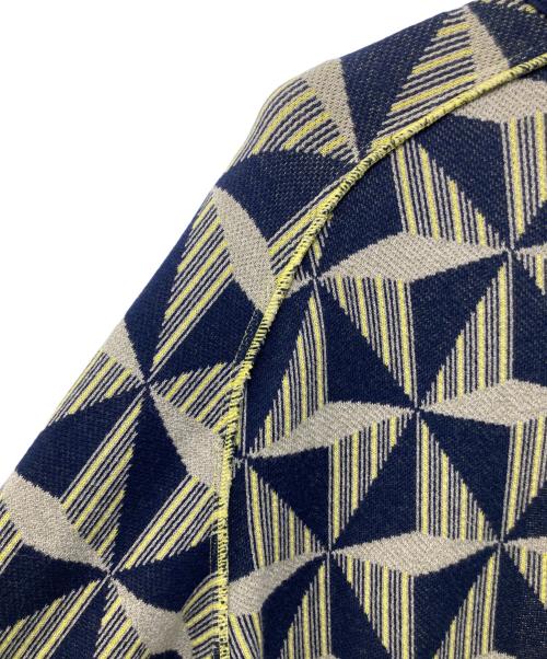 COGNOMEN（コグノーメン）COGNOMEN (コグノーメン) REVERSIBLE FOOTBALL KNIT グリーン サイズ:記載なしの古着・服飾アイテム