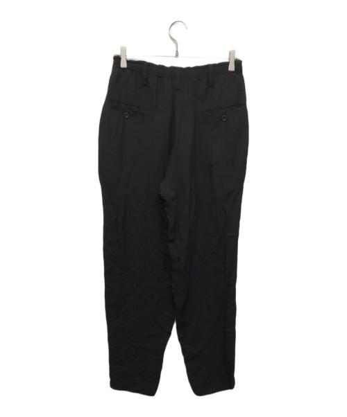 YOHJI YAMAMOTO（ヨウジヤマモト）YOHJI YAMAMOTO (ヨウジヤマモト) イージーテーパードパンツ ブラック サイズ:1の古着・服飾アイテム