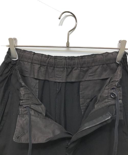 YOHJI YAMAMOTO（ヨウジヤマモト）YOHJI YAMAMOTO (ヨウジヤマモト) イージーテーパードパンツ ブラック サイズ:1の古着・服飾アイテム