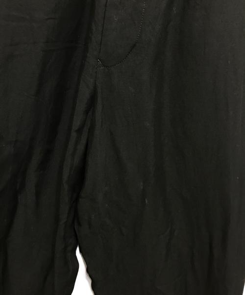 YOHJI YAMAMOTO（ヨウジヤマモト）YOHJI YAMAMOTO (ヨウジヤマモト) イージーテーパードパンツ ブラック サイズ:1の古着・服飾アイテム