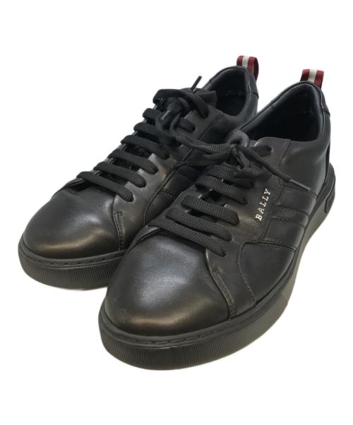 BALLY（バリー）BALLY (バリー) レザースニーカー ブラック サイズ:US 10Dの古着・服飾アイテム