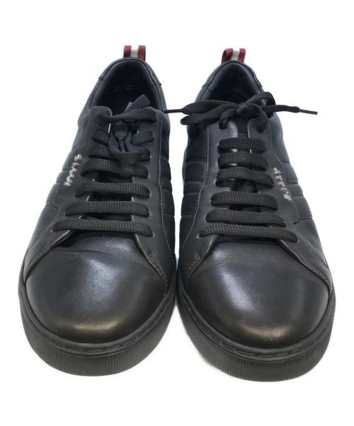 BALLY（バリー）BALLY (バリー) レザースニーカー ブラック サイズ:US 10Dの古着・服飾アイテム