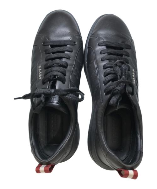 BALLY（バリー）BALLY (バリー) レザースニーカー ブラック サイズ:US 10Dの古着・服飾アイテム