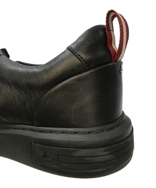 BALLY（バリー）BALLY (バリー) レザースニーカー ブラック サイズ:US 10Dの古着・服飾アイテム