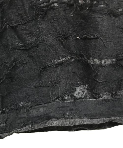 MIHARA YASUHIRO（ミハラヤスヒロ）MIHARA YASUHIRO (ミハラヤスヒロ) 再構築ショートパンツ ブラック サイズ:48の古着・服飾アイテム