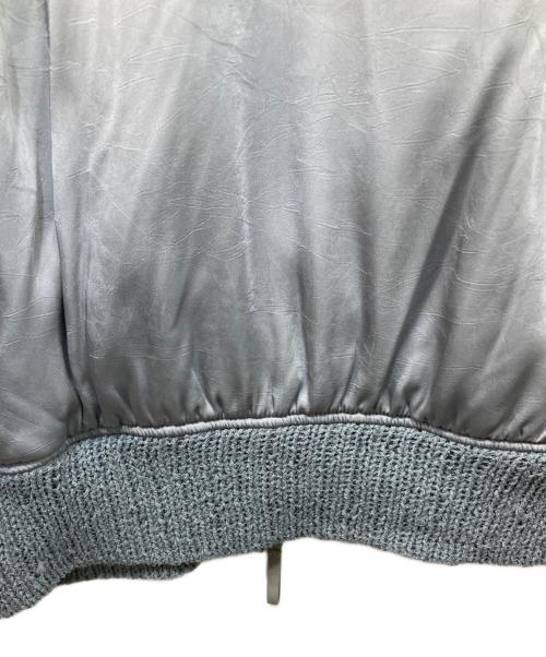 Acne studios（アクネ ストゥディオス）ACNE STUDIOS (アクネ ストゥディオス) ボンバージャケット ブルー サイズ:34の古着・服飾アイテム