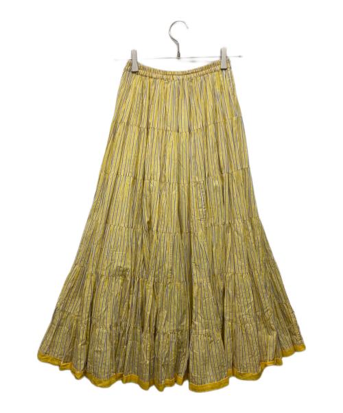 MARIHA（マリハ）MARIHA (マリハ) 草原の虹のスカート イエロー サイズ:FREEの古着・服飾アイテム
