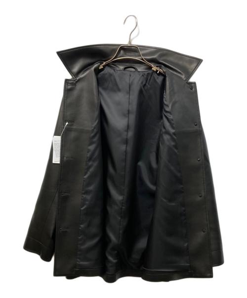 BEAUTY&YOUTH（ビューティーアンドユース）BEAUTY&YOUTH (ビューティーアンドユース) レザーライクカバーオールジャケット ブラック サイズ:M 未使用品の古着・服飾アイテム