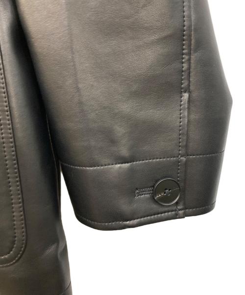 BEAUTY&YOUTH（ビューティーアンドユース）BEAUTY&YOUTH (ビューティーアンドユース) レザーライクカバーオールジャケット ブラック サイズ:M 未使用品の古着・服飾アイテム