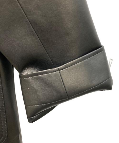 BEAUTY&YOUTH（ビューティーアンドユース）BEAUTY&YOUTH (ビューティーアンドユース) レザーライクカバーオールジャケット ブラック サイズ:M 未使用品の古着・服飾アイテム