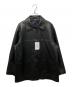BEAUTY&YOUTH（ビューティーアンドユース）の古着「レザーライクカバーオールジャケット」｜ブラック