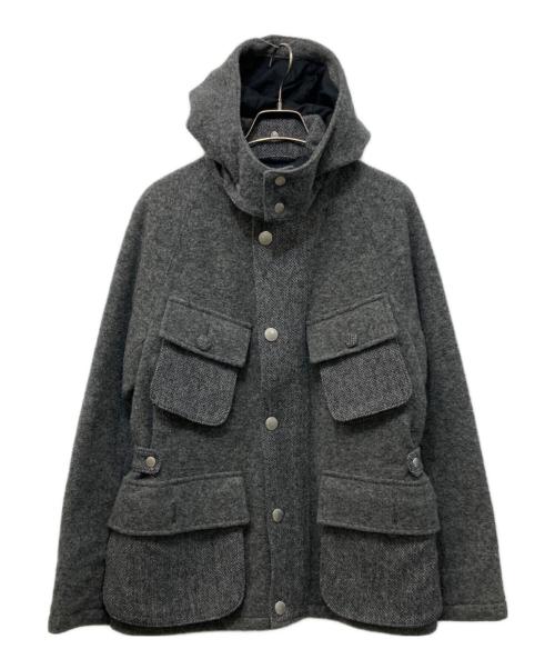 MACKINTOSH PHILOSOPHY（マッキントッシュ フィロソフィー）MACKINTOSH PHILOSOPHY (マッキントッシュ フィロソフィー) MOONツイードハンティングジャケット グレー サイズ:38の古着・服飾アイテム