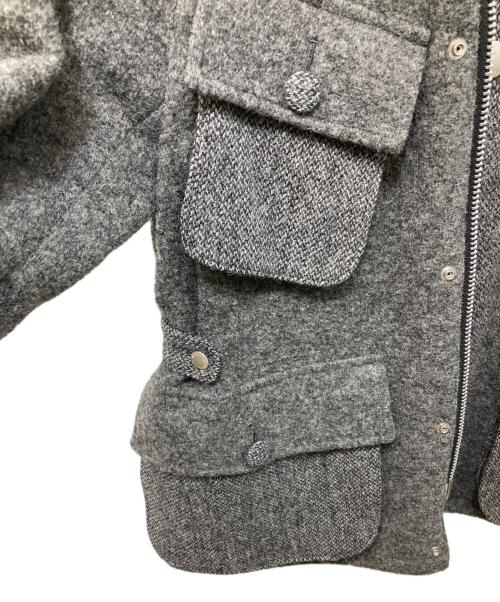 MACKINTOSH PHILOSOPHY（マッキントッシュ フィロソフィー）MACKINTOSH PHILOSOPHY (マッキントッシュ フィロソフィー) MOONツイードハンティングジャケット グレー サイズ:38の古着・服飾アイテム