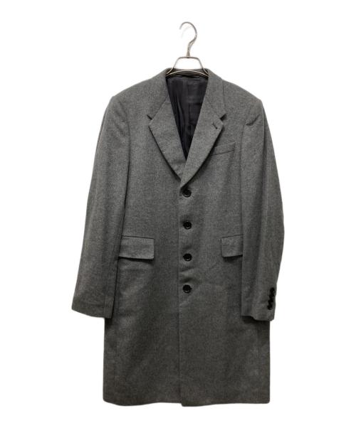 PS Paul Smith（ＰＳポールスミス）PS Paul Smith (ＰＳポールスミス) カシミヤチェスターコート グレー サイズ:SIZE Mの古着・服飾アイテム