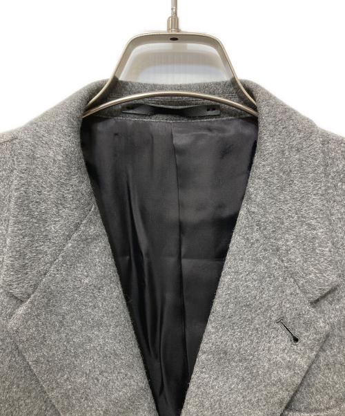 PS Paul Smith（ＰＳポールスミス）PS Paul Smith (ＰＳポールスミス) カシミヤチェスターコート グレー サイズ:SIZE Mの古着・服飾アイテム