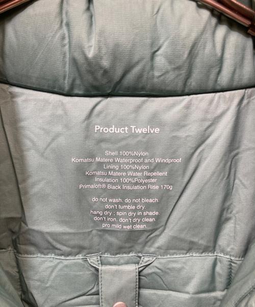Product Twelve（プロダクトトゥエルブ）PRODUCT TWELVE (プロダクトトゥエルブ) Primaloft Puffer Jac グリーン サイズ:SIZE 1の古着・服飾アイテム