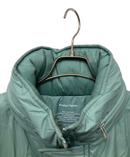 Product Twelve（プロダクトトゥエルブ）PRODUCT TWELVE (プロダクトトゥエルブ) Primaloft Puffer Jac グリーン サイズ:SIZE 1の古着・服飾アイテム