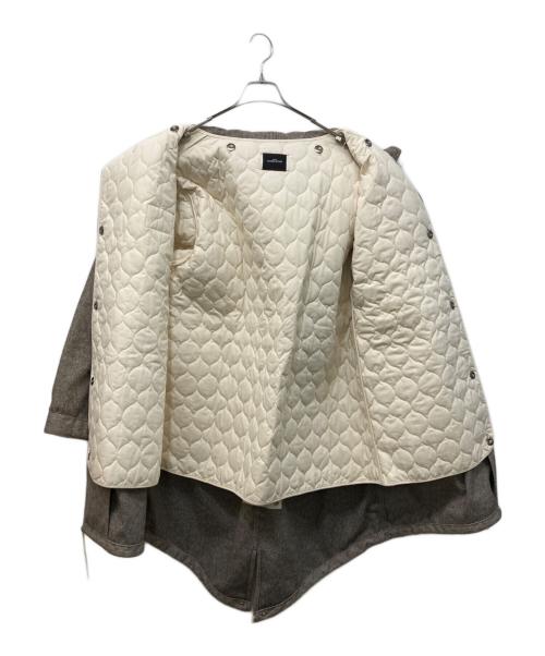 SYU.HOMME/FEMM（シュウオムフェム）SYU.HOMME/FEMM (シュウオムフェム) モッズコート ベージュ サイズ:1の古着・服飾アイテム