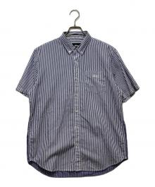 stussy（ステューシー）の古着「S/Sストライプシャツ」｜ホワイト×ブルー