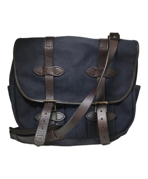 FILSON（フィルソン）FILSON (フィルソン) ミディアムフィールドショルダーバッグ ネイビーの古着・服飾アイテム