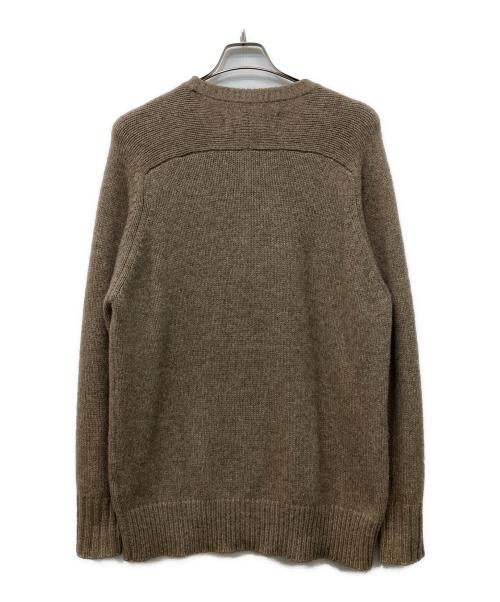 walenode（ウェルノード）walenode (ウェルノード) ヤク クルーネックニット ベージュ サイズ:Lの古着・服飾アイテム