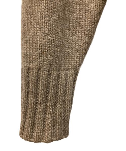 walenode（ウェルノード）walenode (ウェルノード) ヤク クルーネックニット ベージュ サイズ:Lの古着・服飾アイテム