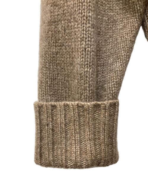 walenode（ウェルノード）walenode (ウェルノード) ヤク クルーネックニット ベージュ サイズ:Lの古着・服飾アイテム