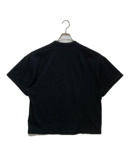JIL SANDER（ジルサンダー）JIL SANDER (ジルサンダー) オーバーサイズ ロゴTシャツ ブラック サイズ:Sの古着・服飾アイテム