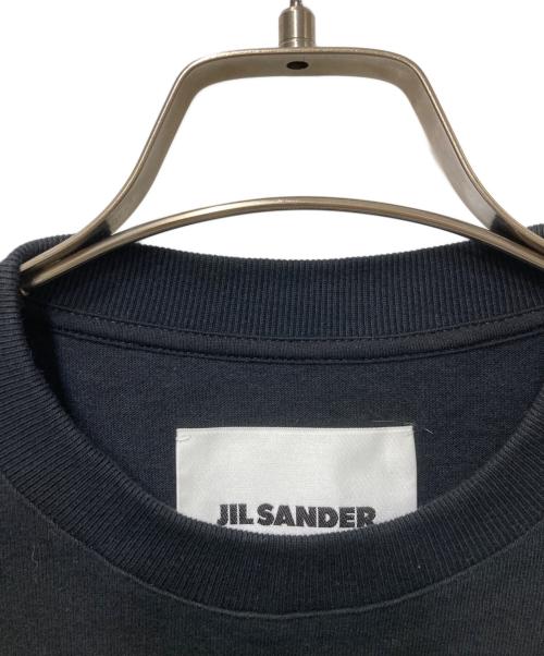 JIL SANDER（ジルサンダー）JIL SANDER (ジルサンダー) オーバーサイズ ロゴTシャツ ブラック サイズ:Sの古着・服飾アイテム