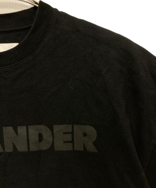 JIL SANDER（ジルサンダー）JIL SANDER (ジルサンダー) オーバーサイズ ロゴTシャツ ブラック サイズ:Sの古着・服飾アイテム