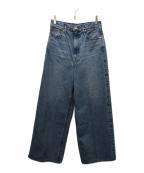 upper hightsアッパーハイツ）の古着「THE SISTER スーパーワイドデニムパンツ」｜ブルー