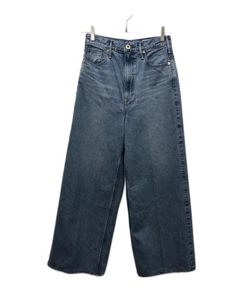 upper hights（アッパーハイツ）upper hights (アッパーハイツ) THE SISTER スーパーワイドデニムパンツ ブルー サイズ:23の古着・服飾アイテム