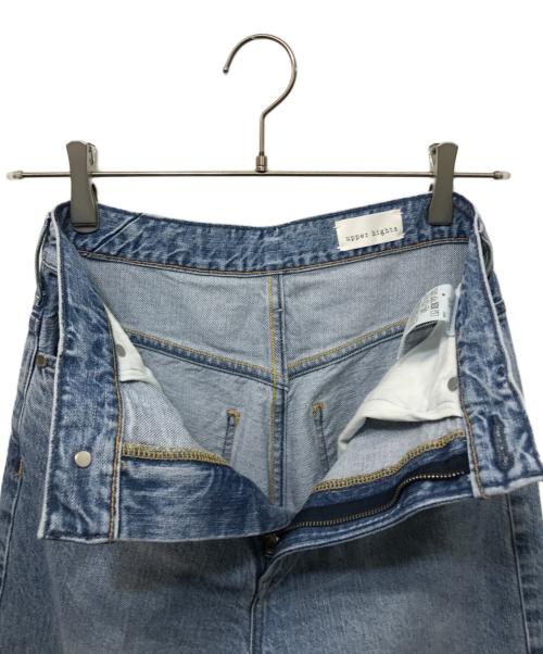upper hights（アッパーハイツ）upper hights (アッパーハイツ) THE SISTER スーパーワイドデニムパンツ ブルー サイズ:23の古着・服飾アイテム