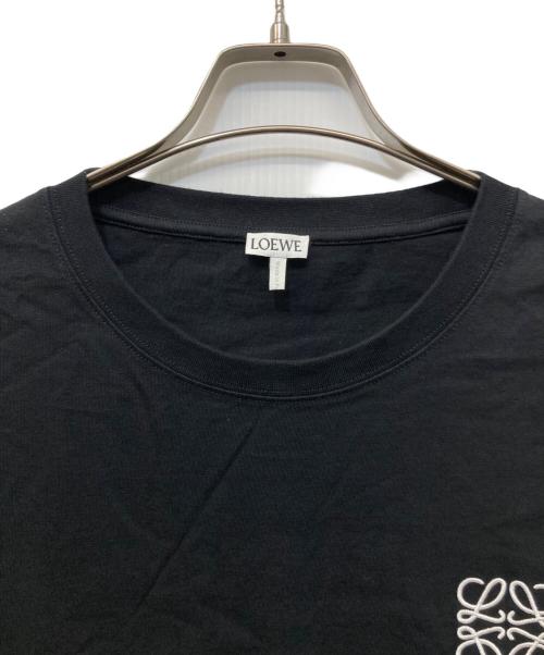 LOEWE（ロエベ）LOEWE (ロエベ) ワンポイントアナグラム Tシャツ ブラック サイズ:XLの古着・服飾アイテム