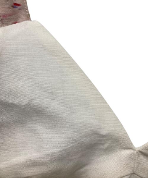 AKIKO AOKI（アキコ アオキ）AKIKO AOKI (アキコ アオキ) フラワープリント フリルキャミソール ピンク サイズ:FREEの古着・服飾アイテム